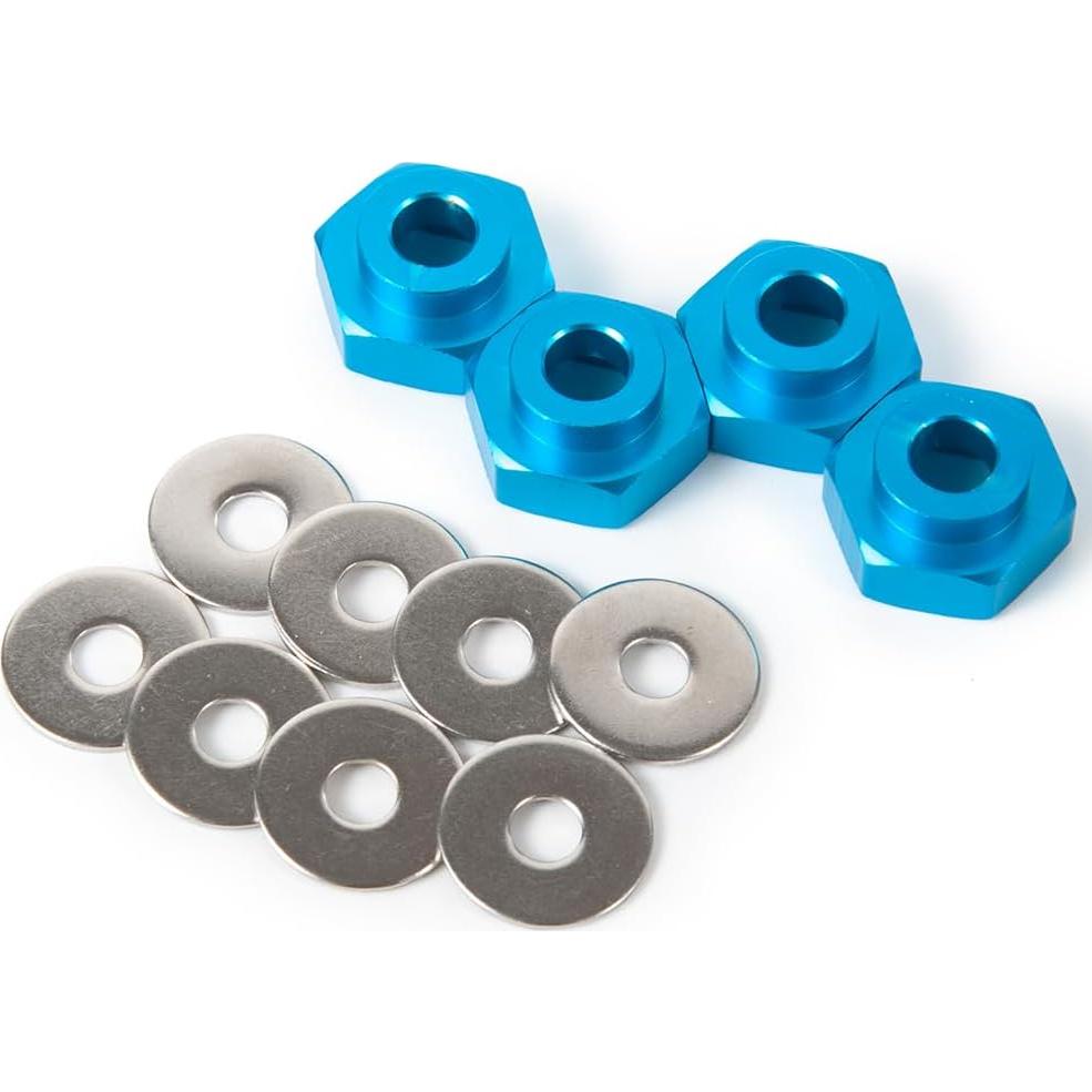 Adaptador de Rueda 12mm a 17mm JGGZONE para RC 1/10 Azul