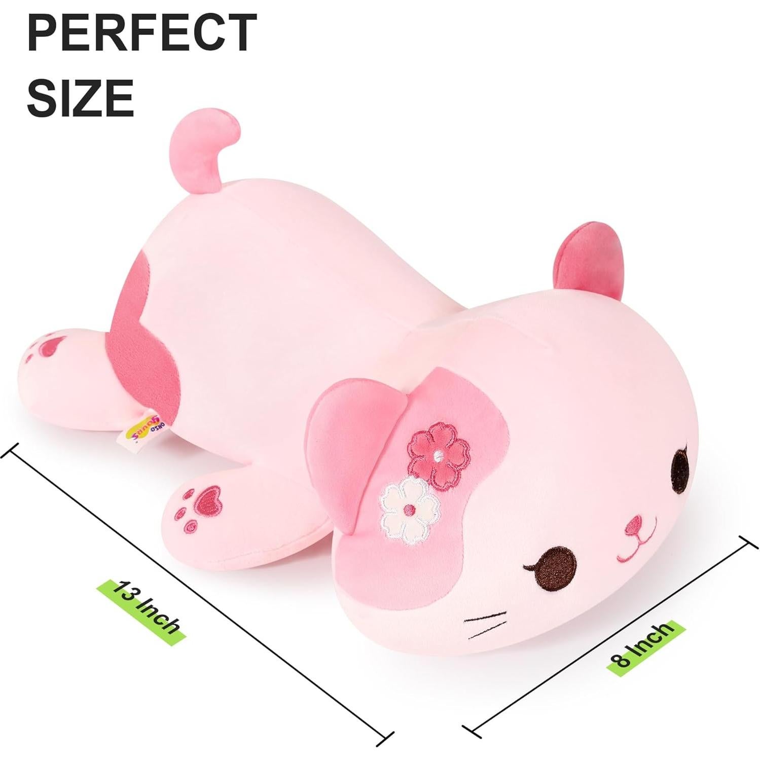 Onsoyours Gato de Peluche Sakura 33 cm Suave Kawaii