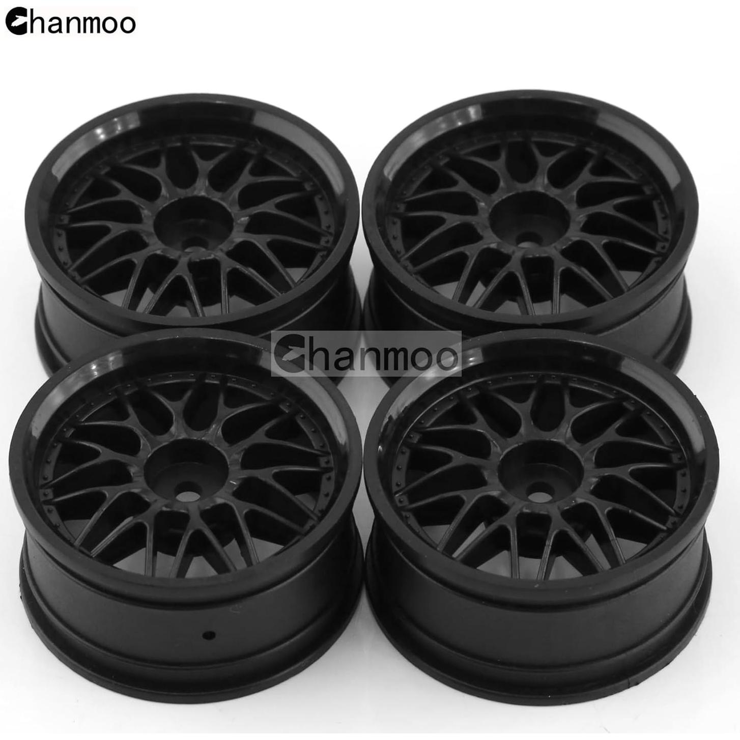 Ruedas RC On Road 1:10 Chanmoo 52mm 4PCS Neumáticos Calle
