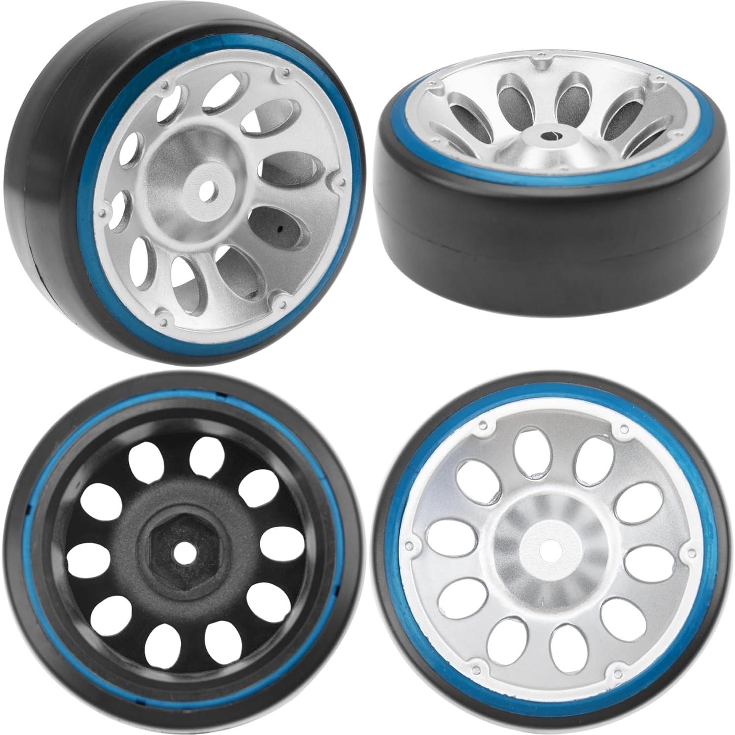 Neumáticos de Drift RC 1/10 HIRCQOO 4 Piezas 65mm