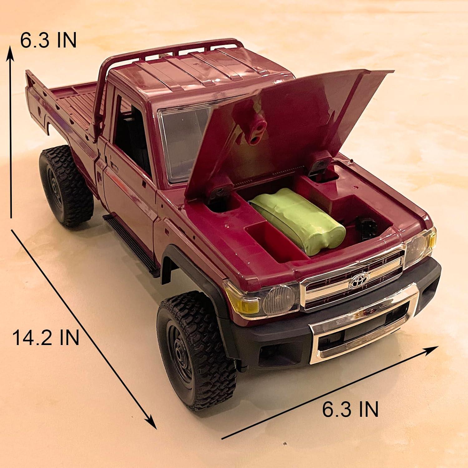 Camión RC 4x4 Toyota LC79 MN-82 Todo Terreno 1/12 Control Remoto