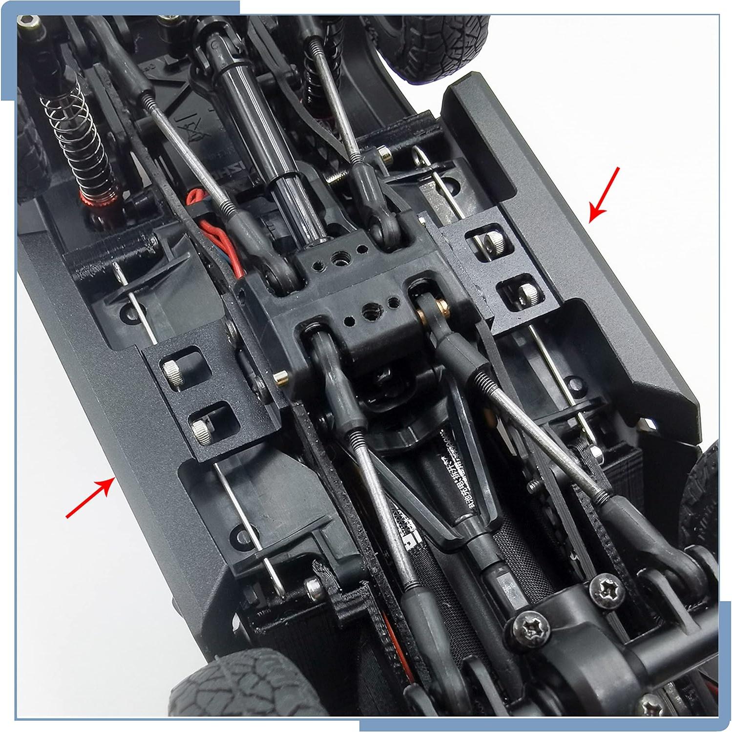 Pedales Lateral Rock Sliders Zolikar para Kyosho Mini Z 1/24