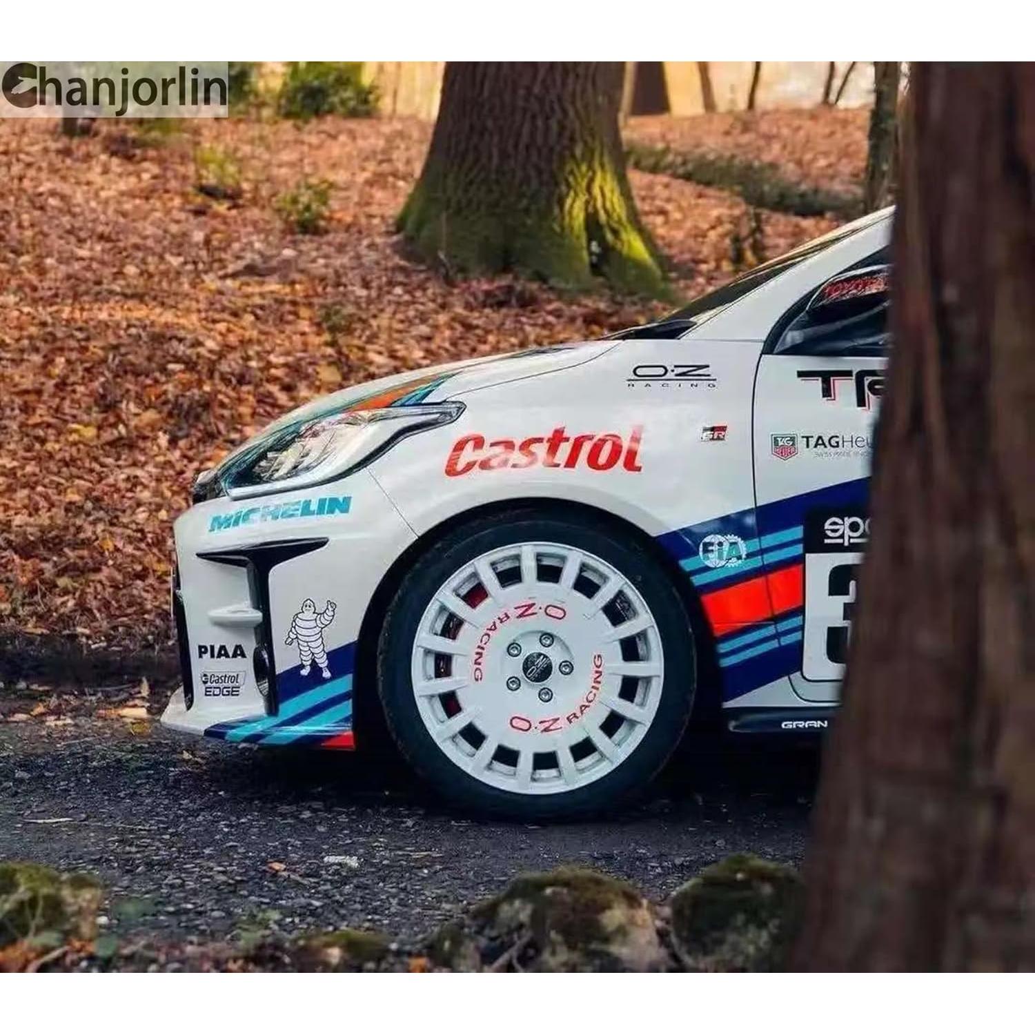 Neumáticos RC 1:8 Chanjorlin Rally 100mm 4 Piezas Blanco