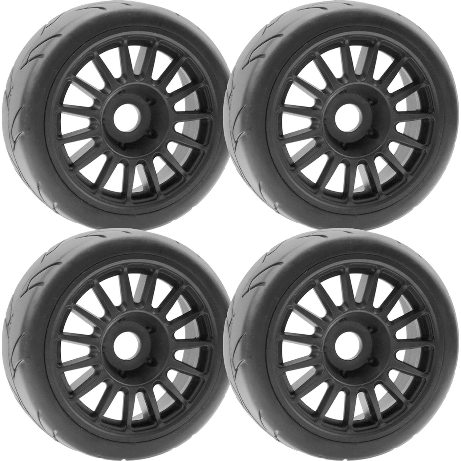 Paquete de 4 Ruedas y Neumáticos RC Vgoohobby 1/8 104mm