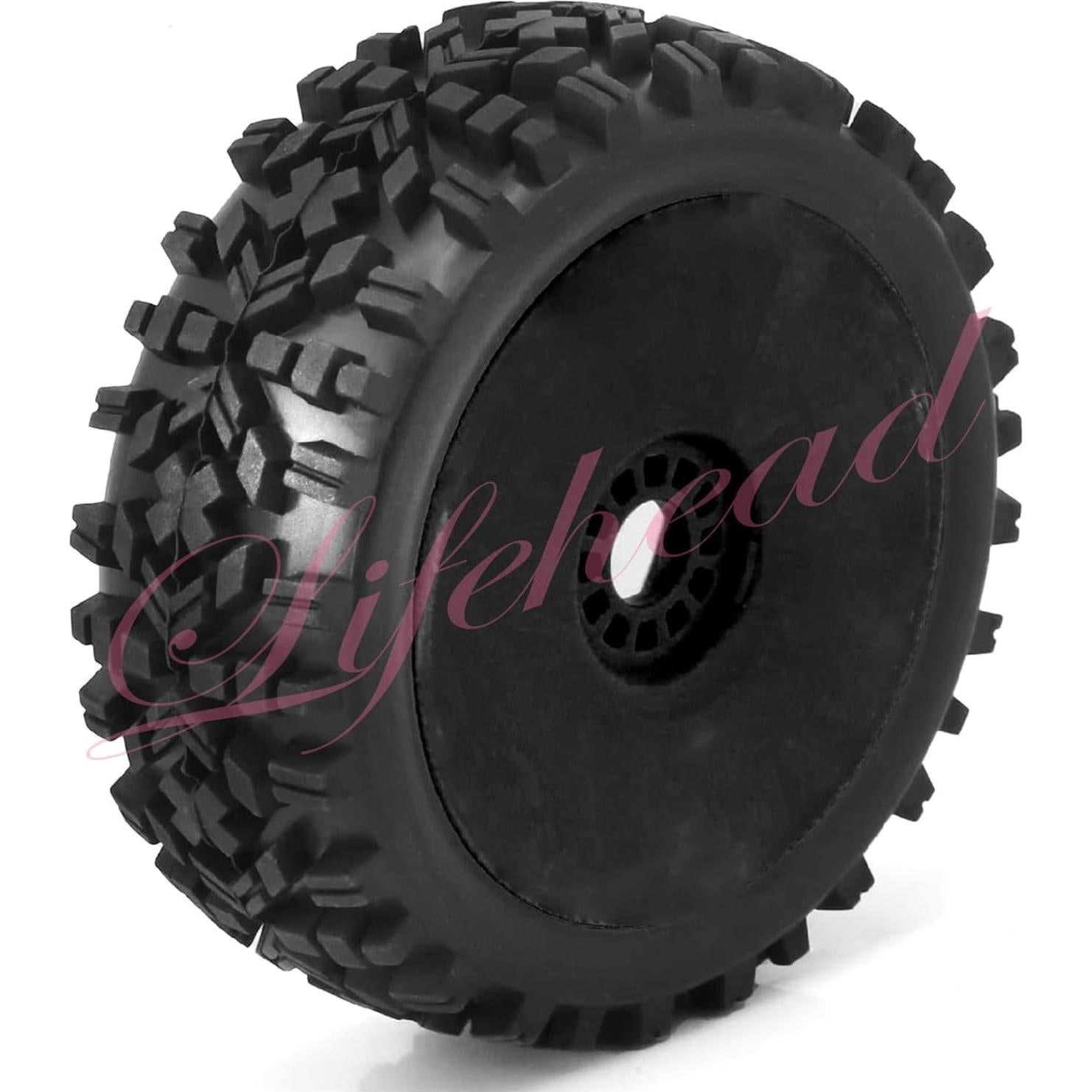 Neumáticos Todo Terreno 1/8 Escala Lifehead LZQ-49 - 4 Piezas