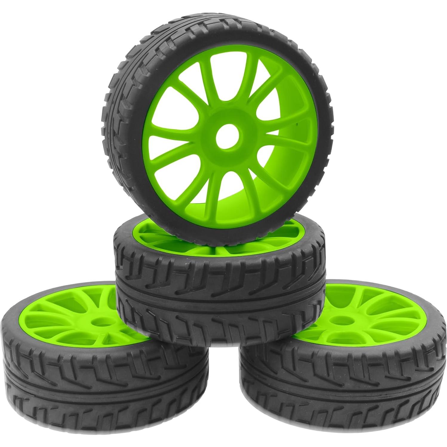 Neumáticos y Ruedas Buggy RC 1/8 ShareGoo 17mm Verde