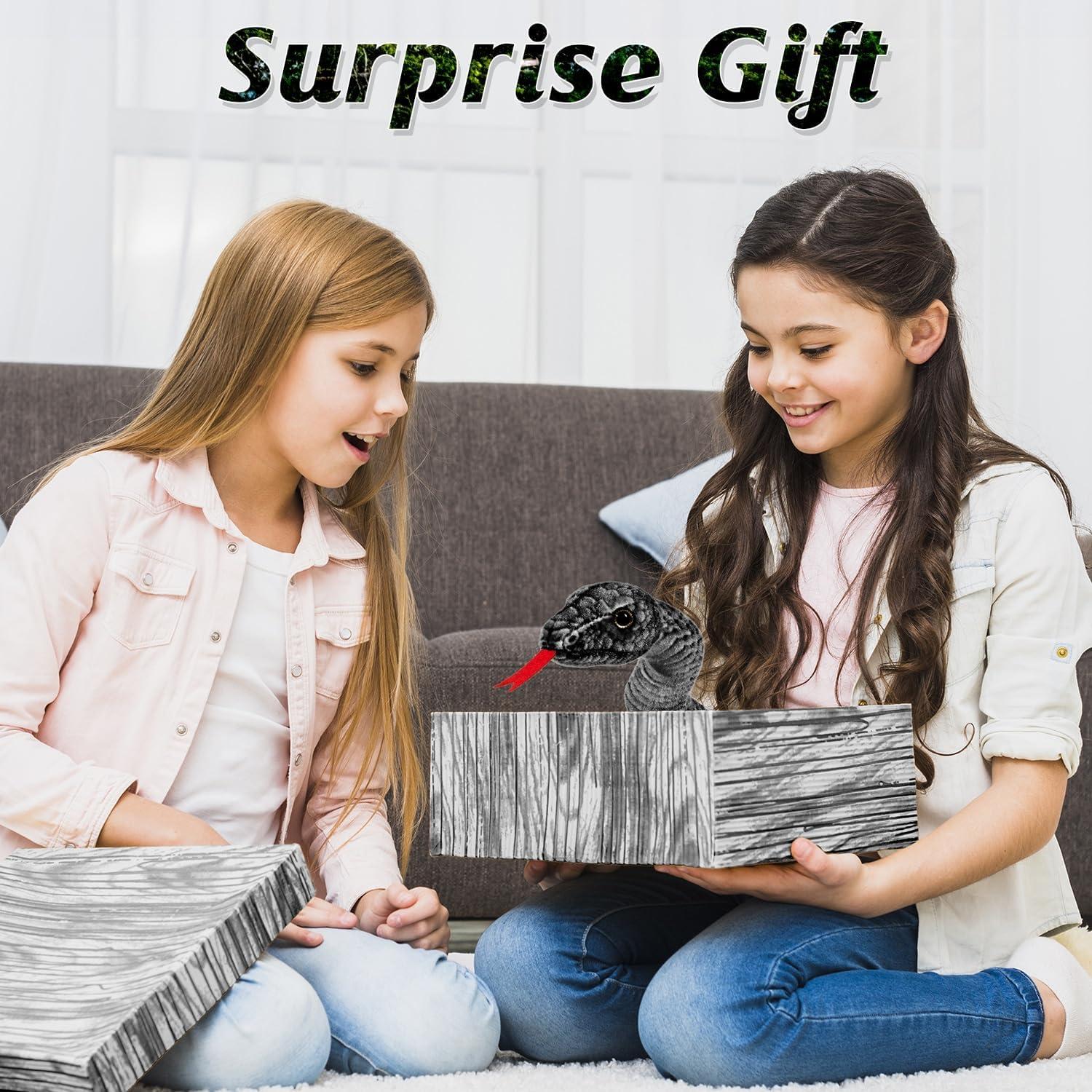 Peluche de Serpiente Gigante MGZTTHW 200 cm Negro