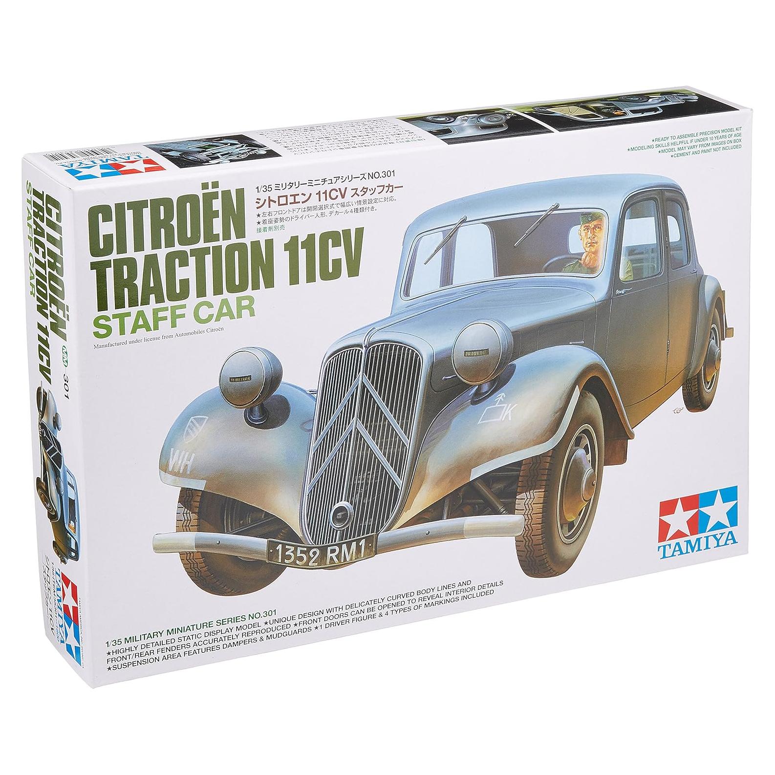 Kit de Modelo Tamiya Citroën Traction 11CV 1:35 Militar
