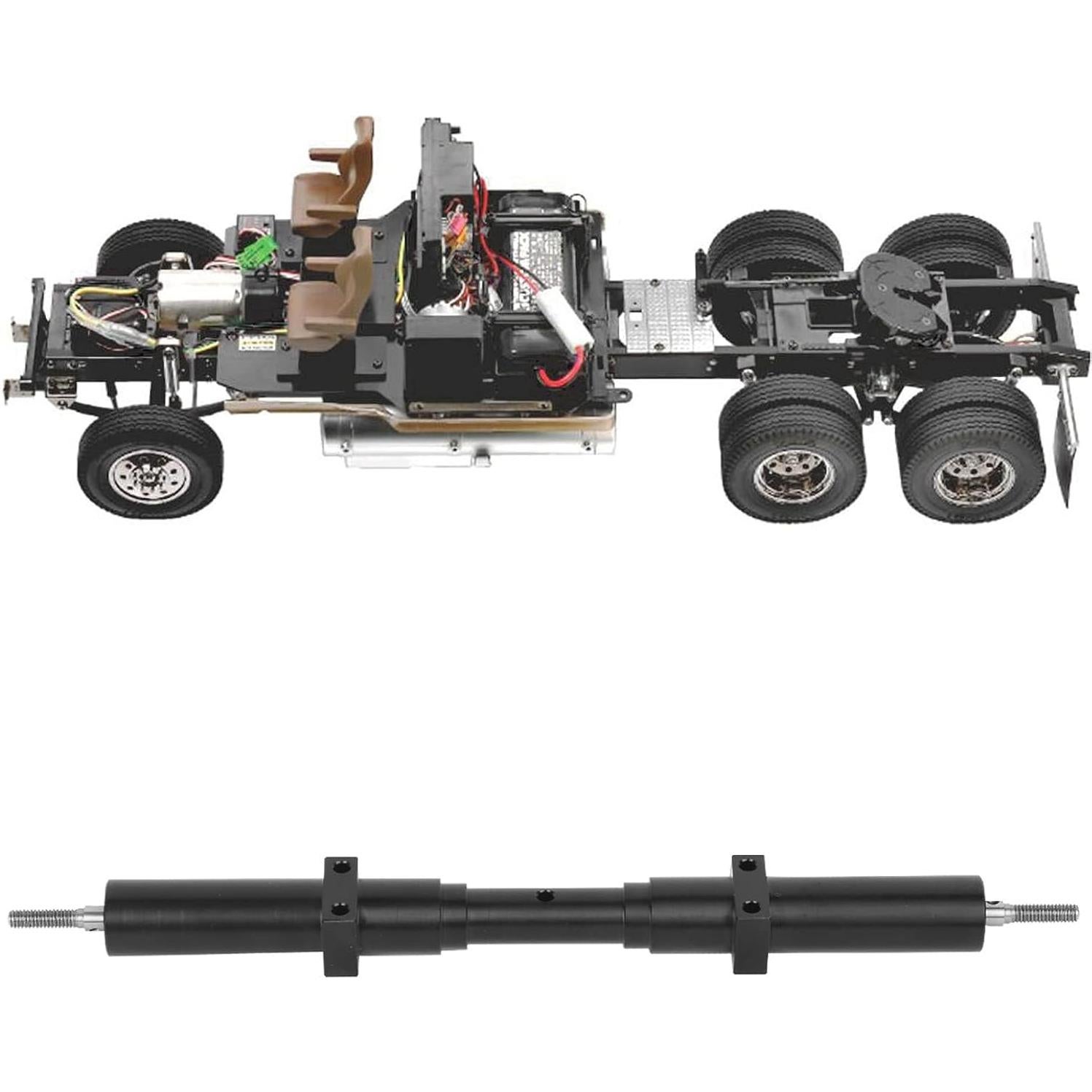 Conjunto de Ejes de Rueda RC Ktsxxops 1/10 Metal 16.8 cm