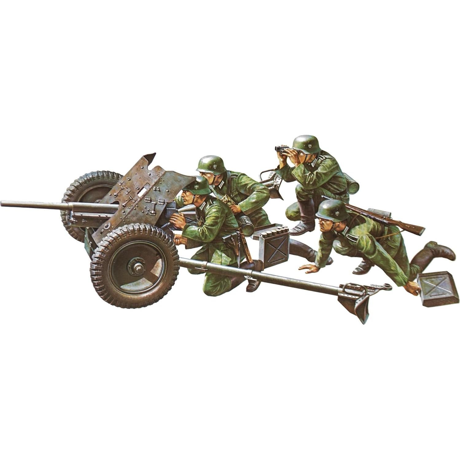 Tamiya 1/35 Cañón Antitanque Alemán Pak 35/36