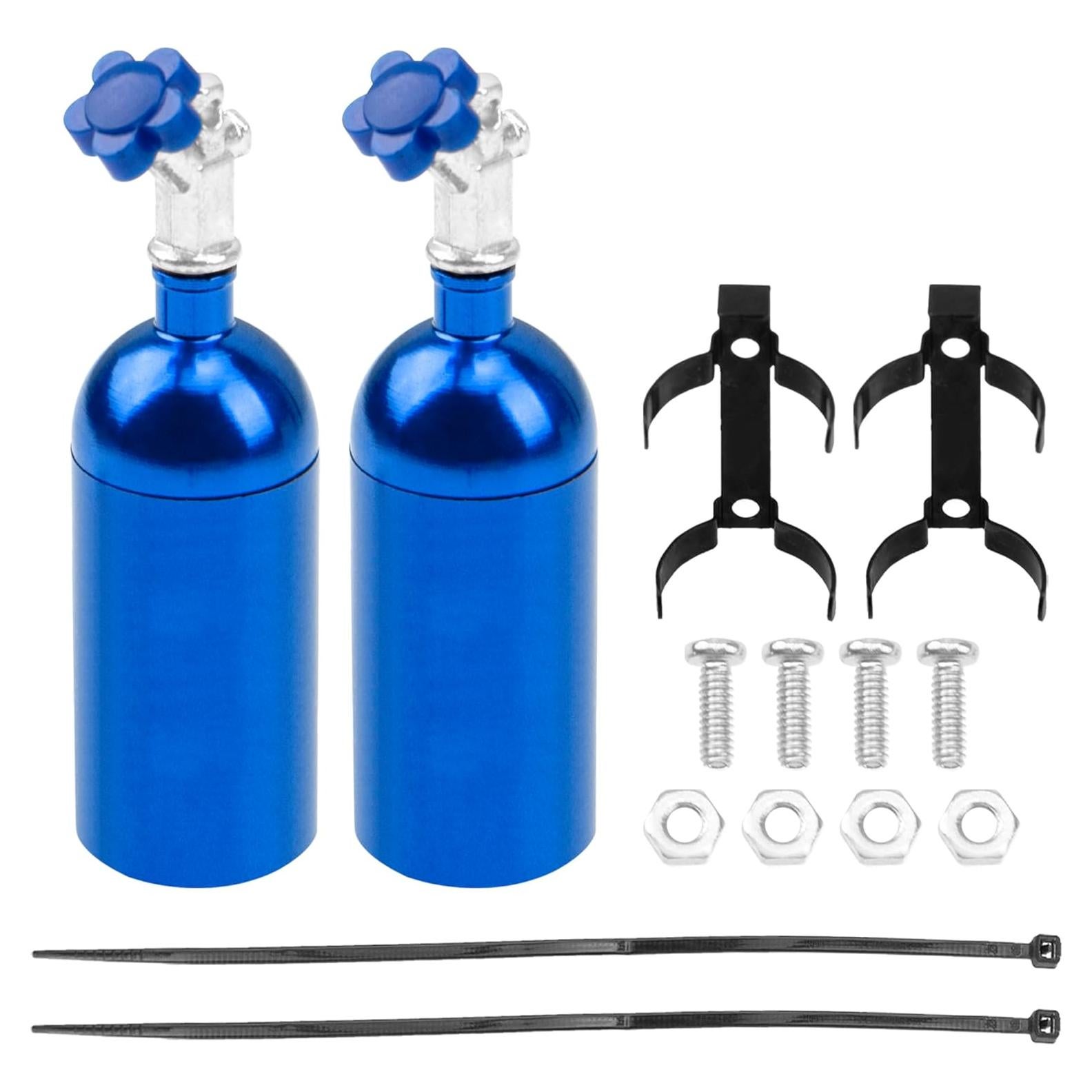 2 Botellas de Nitrógeno de Simulación Vgoohobby para RC 50mm