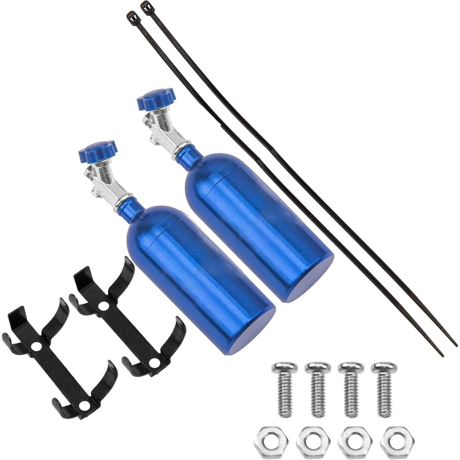 2 Botellas de Nitrógeno de Simulación Vgoohobby para RC 50mm