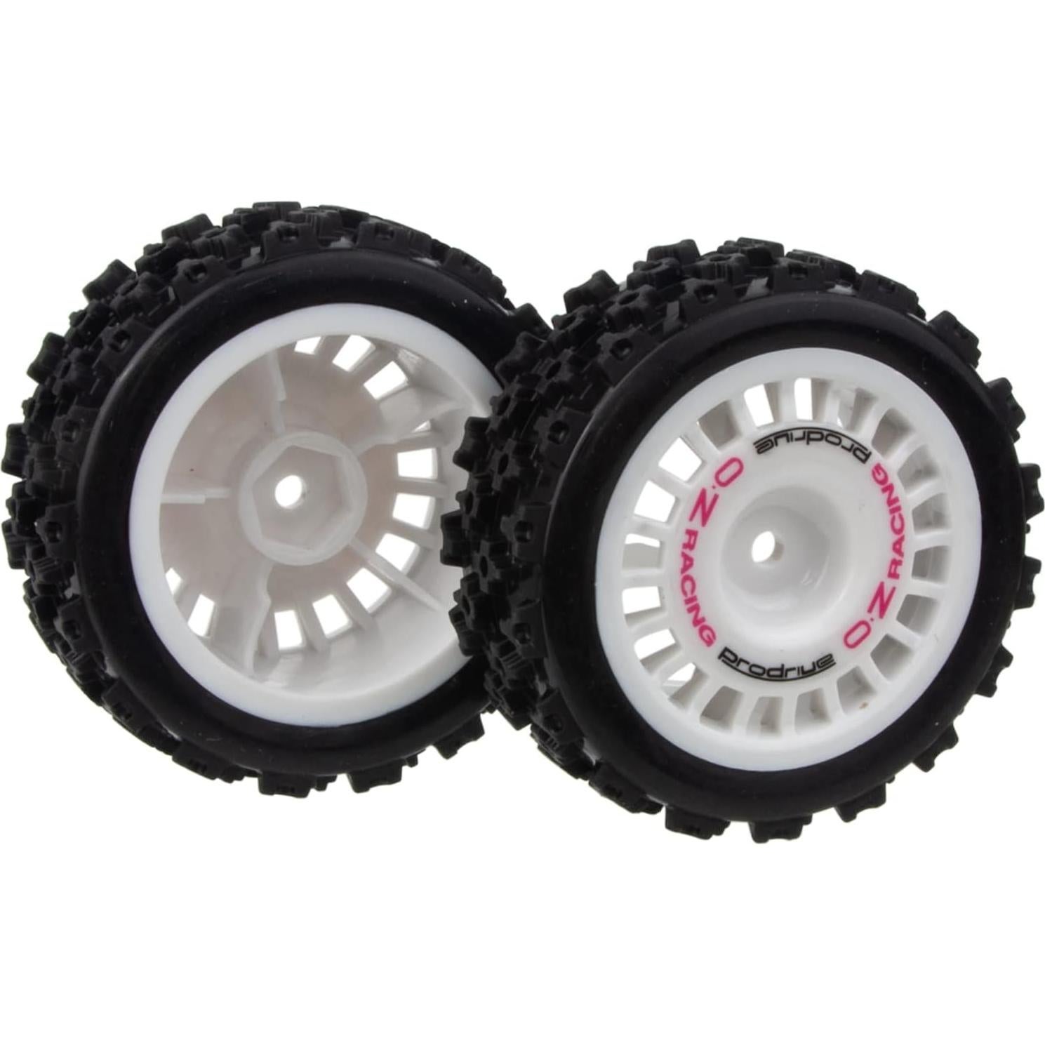 Ruedas y Neumáticos RC 1/10 HobbyMarking 72mm Hex 12mm Blanco