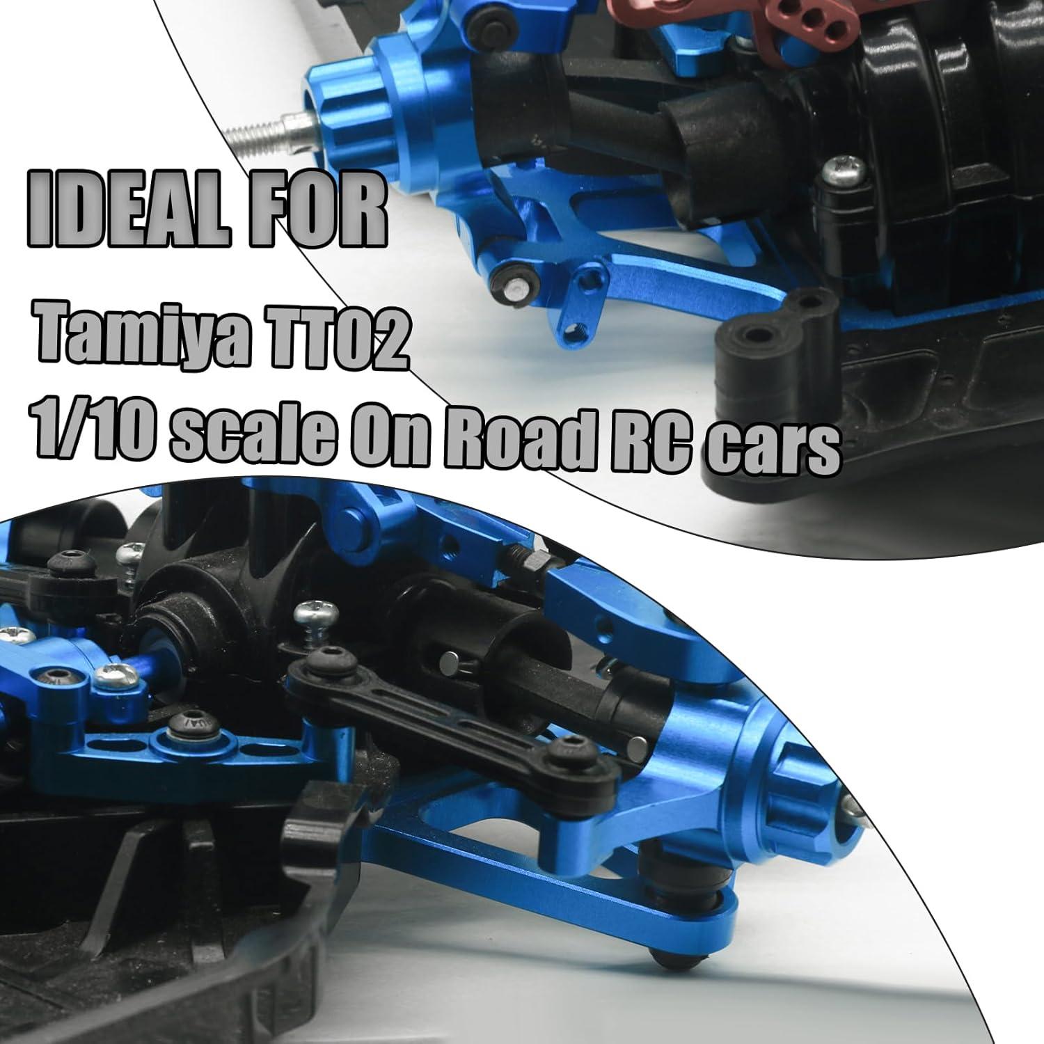 Kit de brazos de suspensión inferiores Tamiya TT02 1/10 aluminio