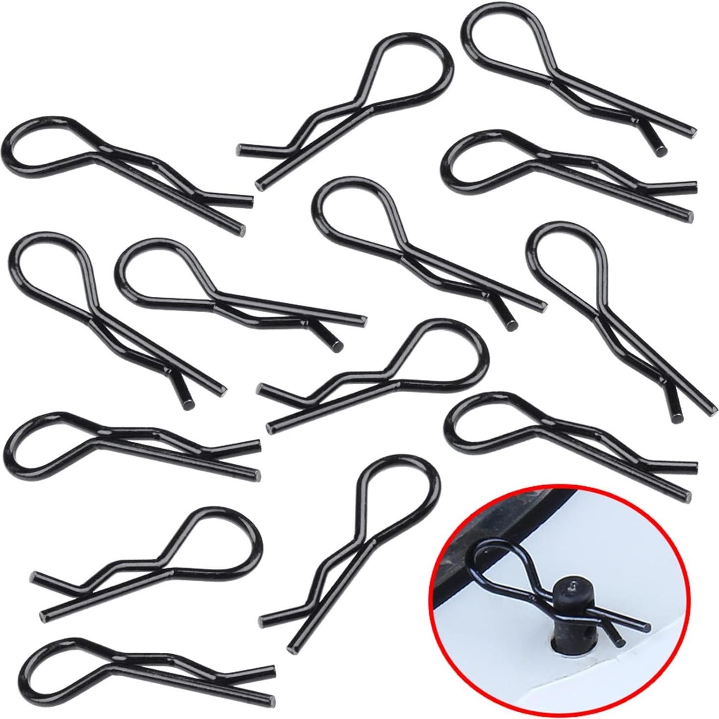Clips Universales RC HobbyPark 150 Piezas 1.2mm 24.3mm