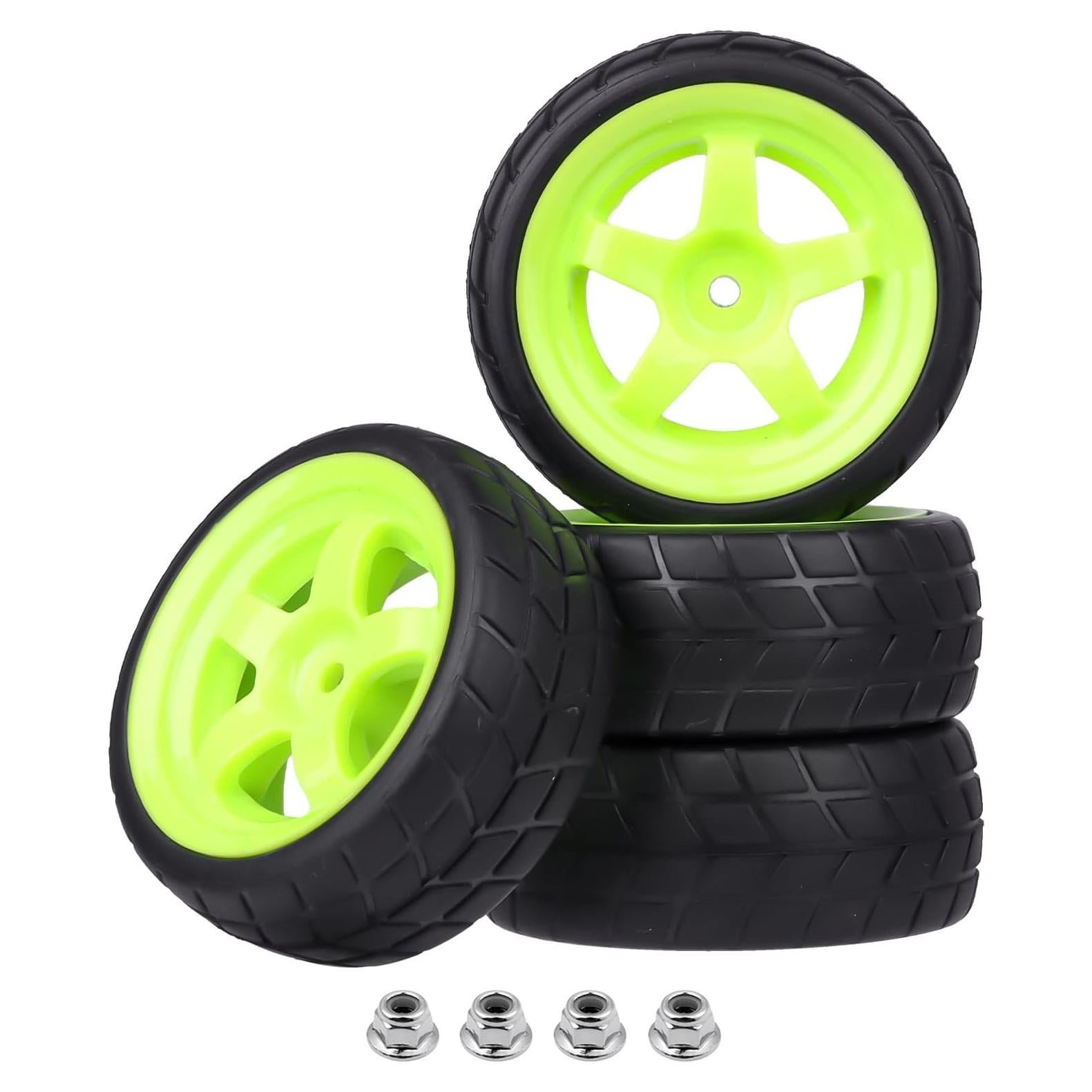 Ruedas y Neumáticos de Caucho Hobbyfire 65mm para RC 1/10