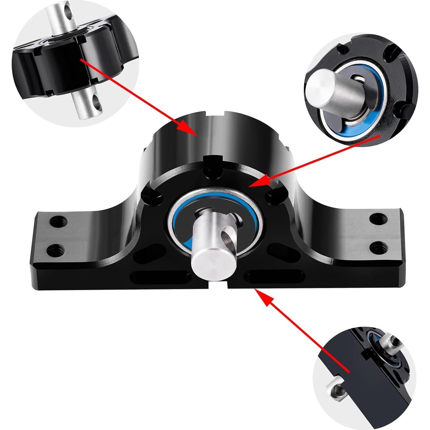 Eje de Transmisión Aluminio RCHUBAM para Camiones RC Tamiya 1:14