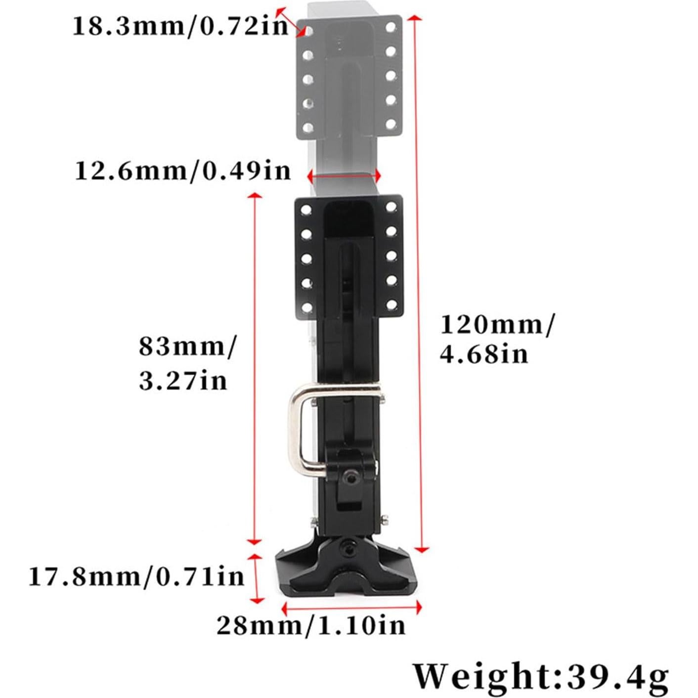 Juego de Soportes de Pierna de Metal Tamiya 1/14 - 2PCS