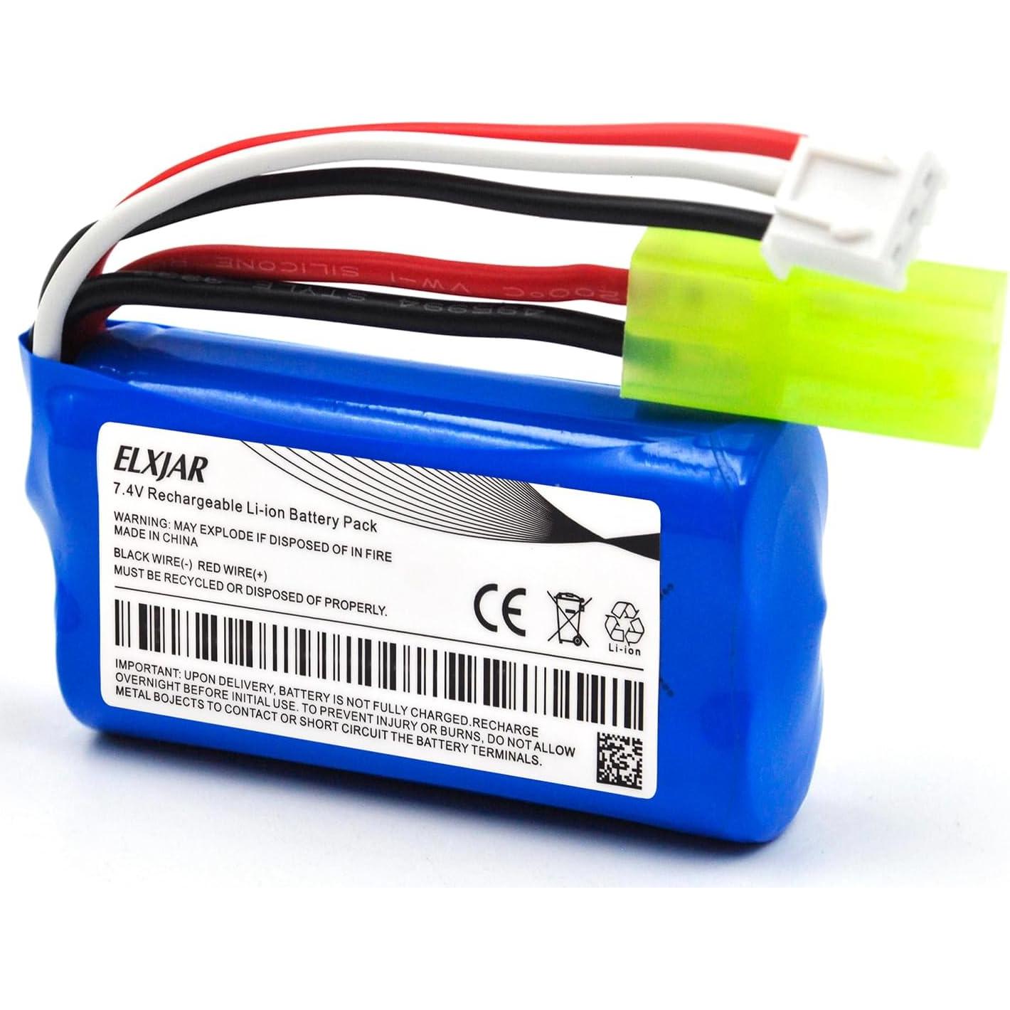 Batería Li-ion 7.4V 700mAh Mini Tamiya 4-Pack para RC 1/18