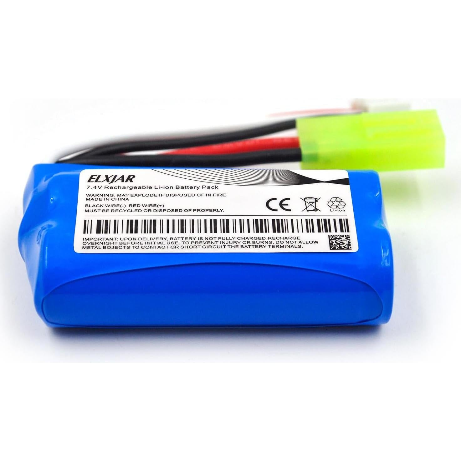 Batería Li-ion 7.4V 700mAh Mini Tamiya 4-Pack para RC 1/18