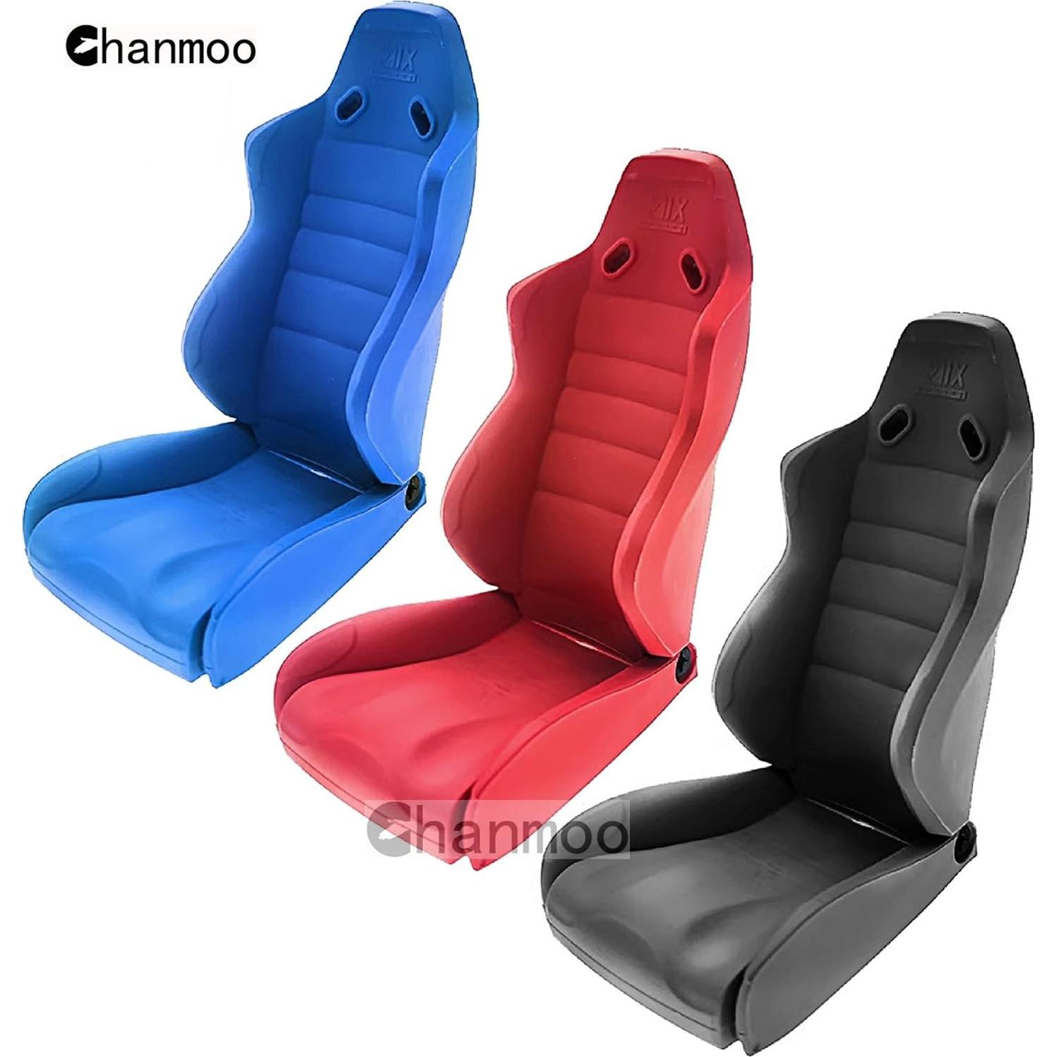 Sillas de coche RC Crawler 1/10 Chanmoo - Plástico Negro B