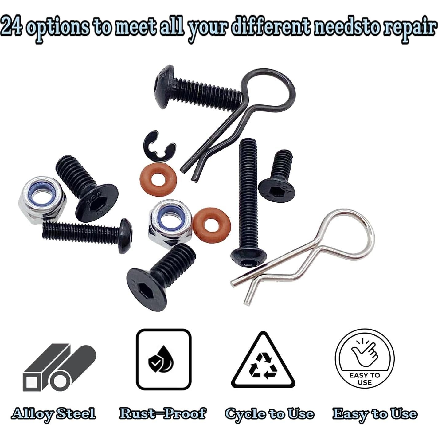 Kit de Tornillos RC 1000 Piezas HIQTRADEBYJJ M3 M4