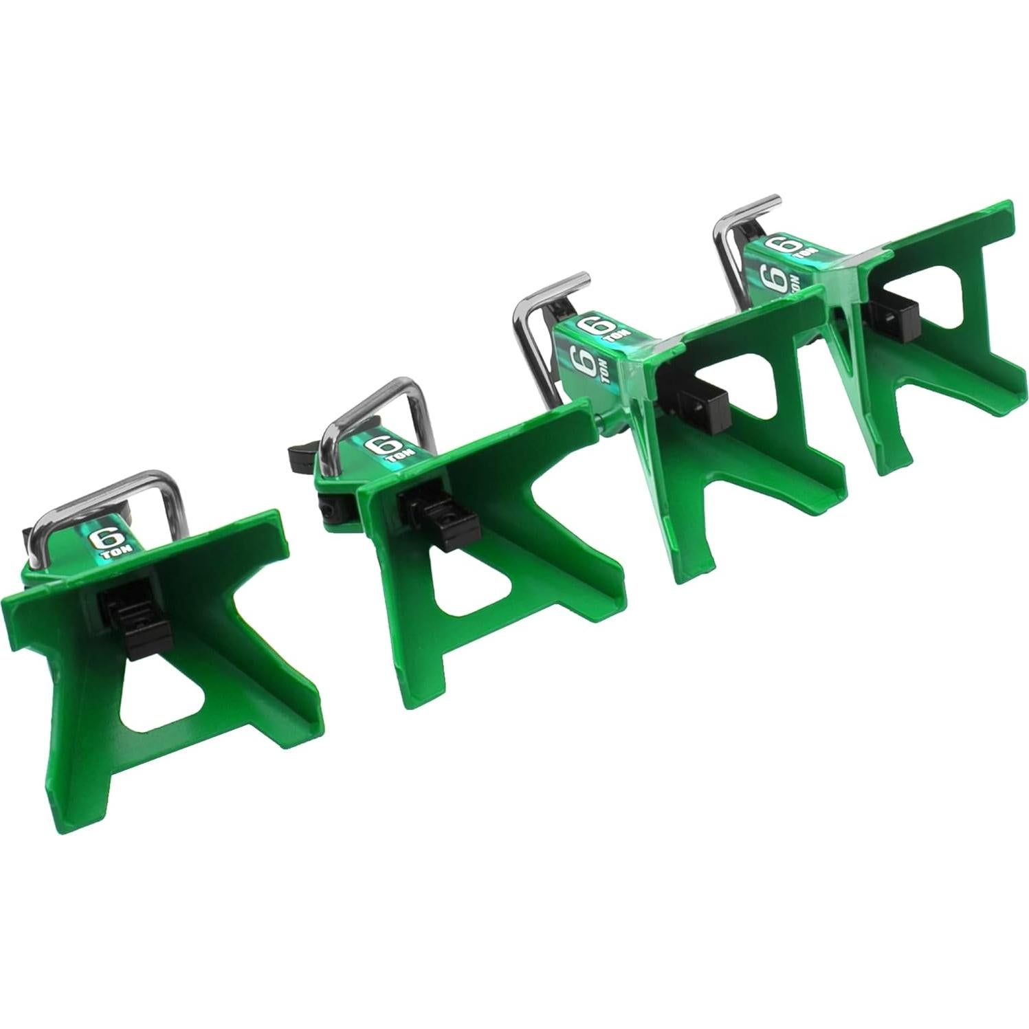 4 Soportes de Juguete RC Vgoohobby Metal Simulación Verde