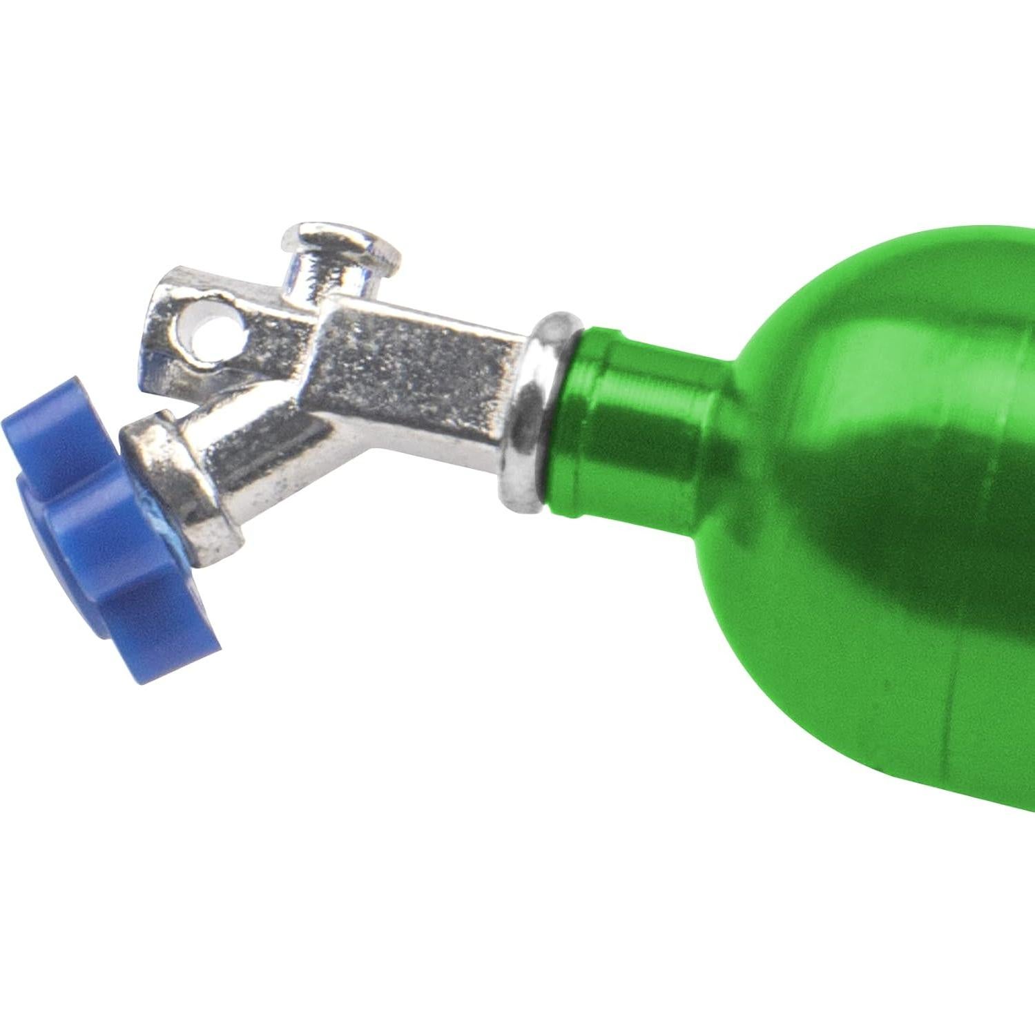 2 Piezas Decoración Botella Nitrógeno RC HIRCQOO Verde 1/10