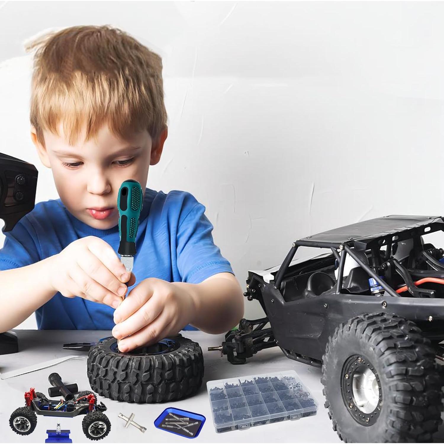 Kit de Tornillos RC 1000pcs RC Lelut para Traxxas y más