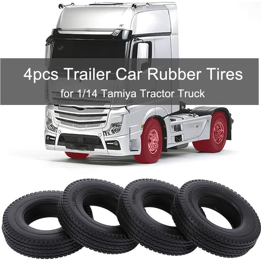Neumáticos de Caucho GoolRC 4pcs para Camión Tractor Tamiya 1/14