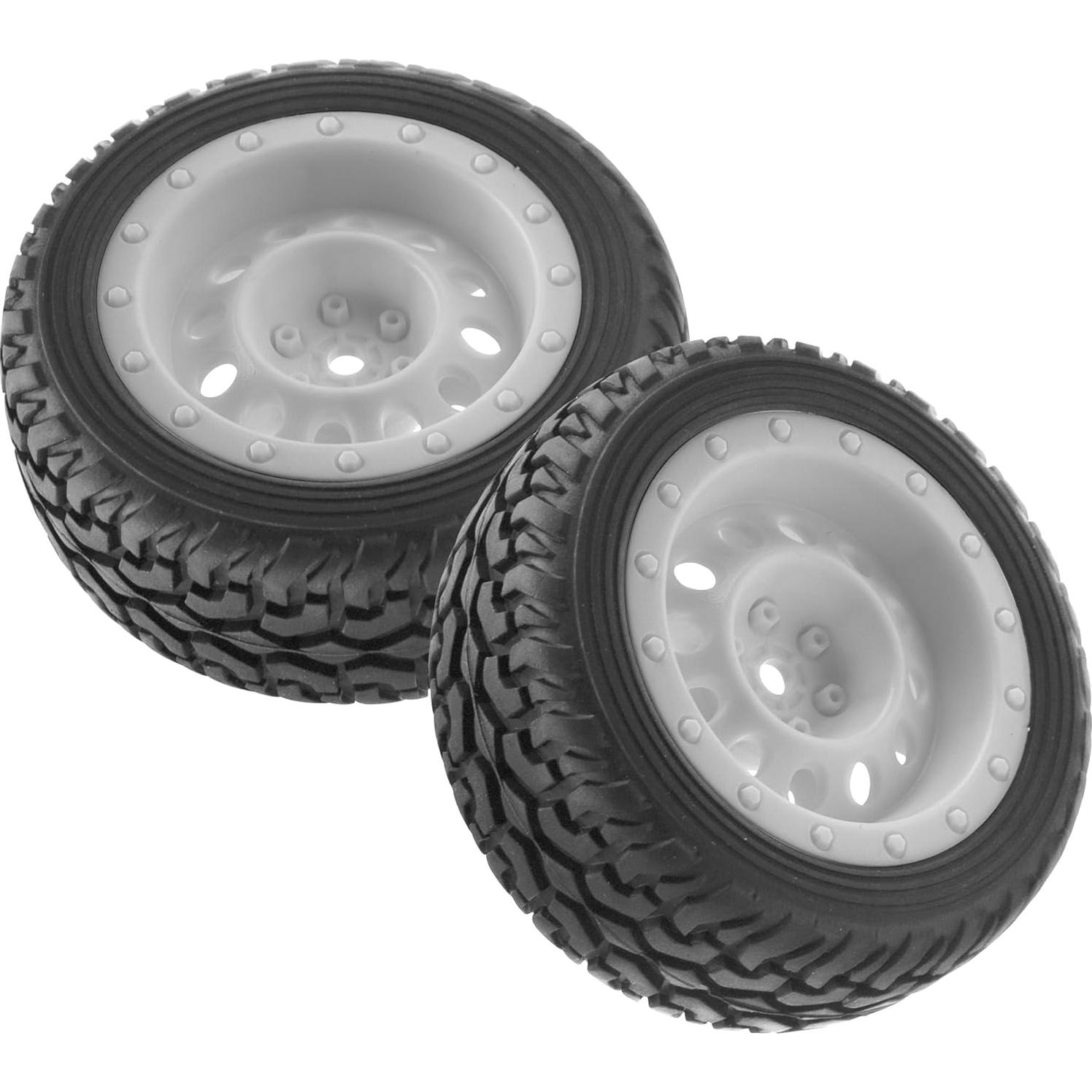 Neumáticos de Rally RC 75mm ShareGoo con Llantas Nylon 12mm