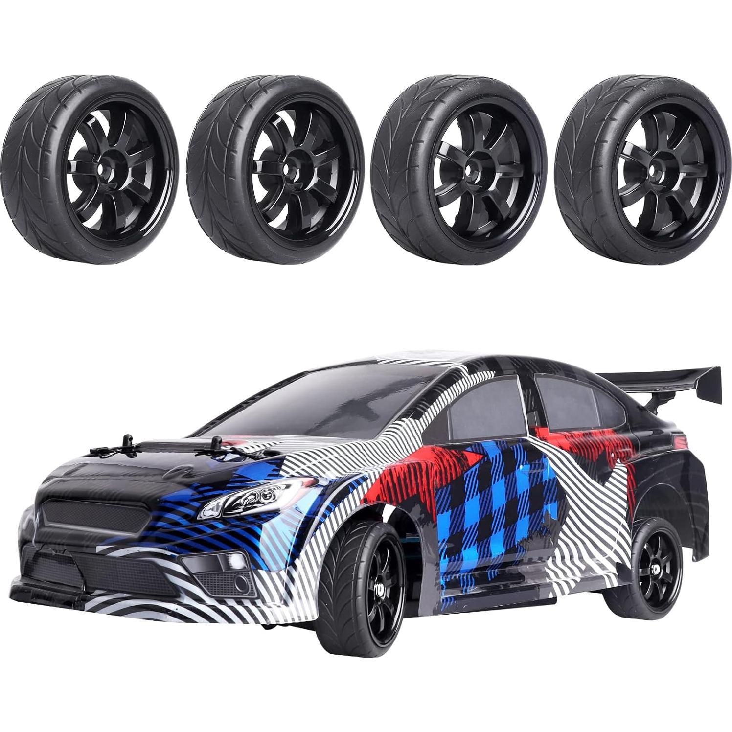 Neumáticos de Caucho Hobbypark 1/10 4 Piezas 26mm 65mm