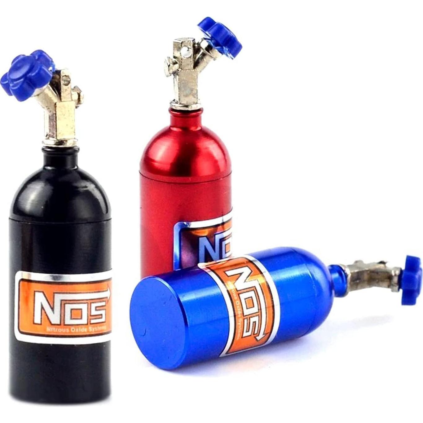 2 Pack Botellas de Nitrógeno Decorativas para Crawler RC 1/10