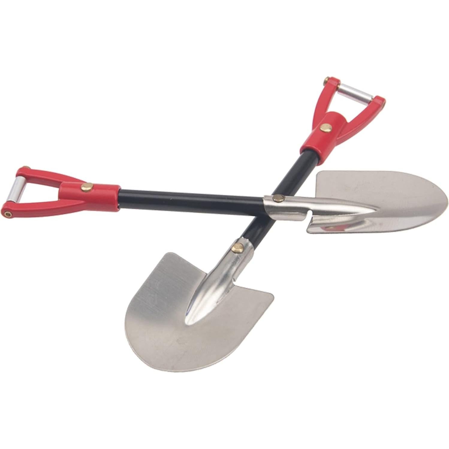 2 Piezas Pala Decorativa Metal RC HIRCQOO 1/10 Rojo