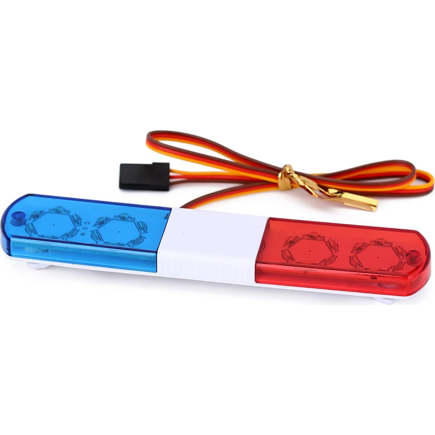 Luz LED de Alarma para Coche RC WONFAST 115mm Rojo/Azul