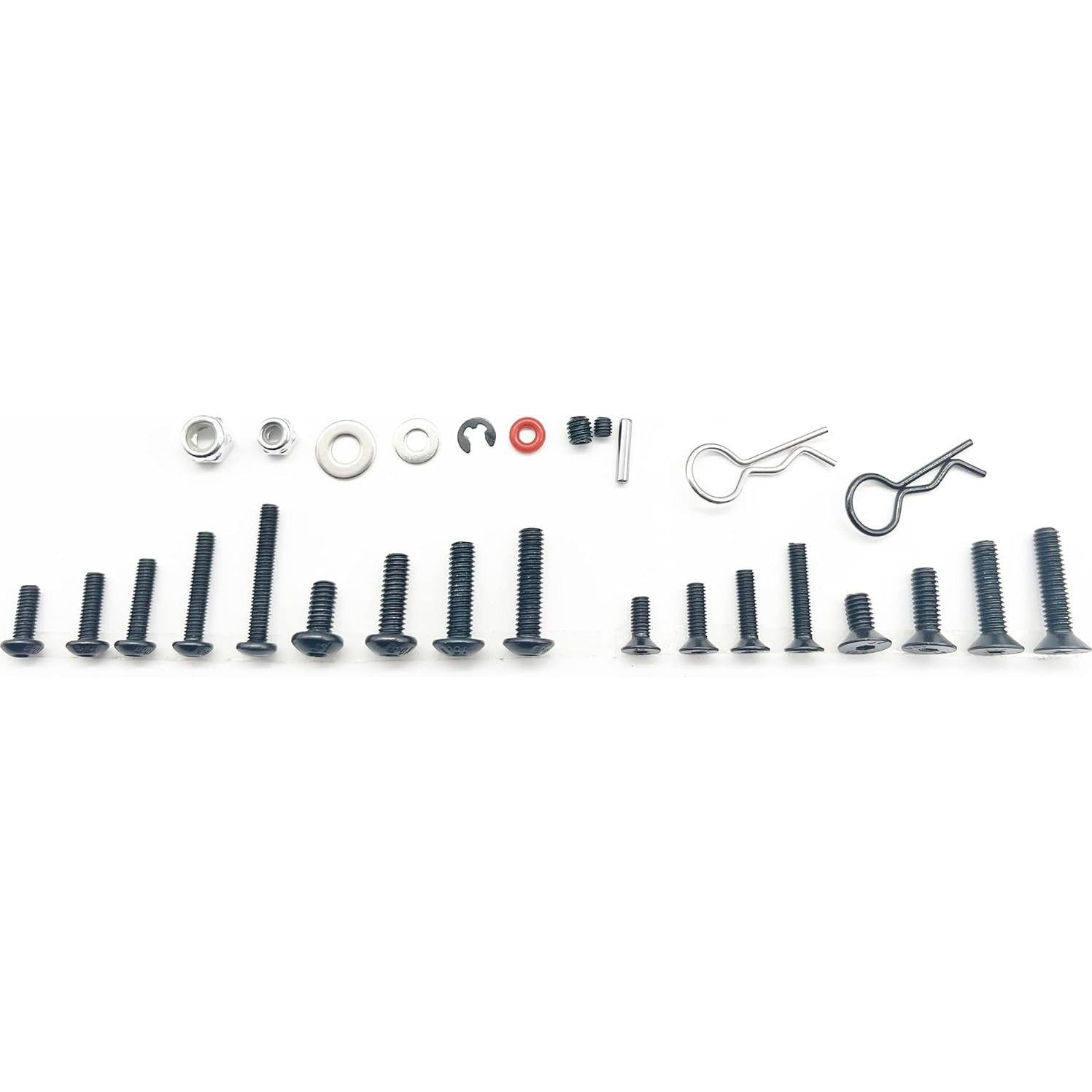 Kit de Tornillos RC 1000pcs TeiRAY M3 M4 para Coche Escala 1/8 1/10