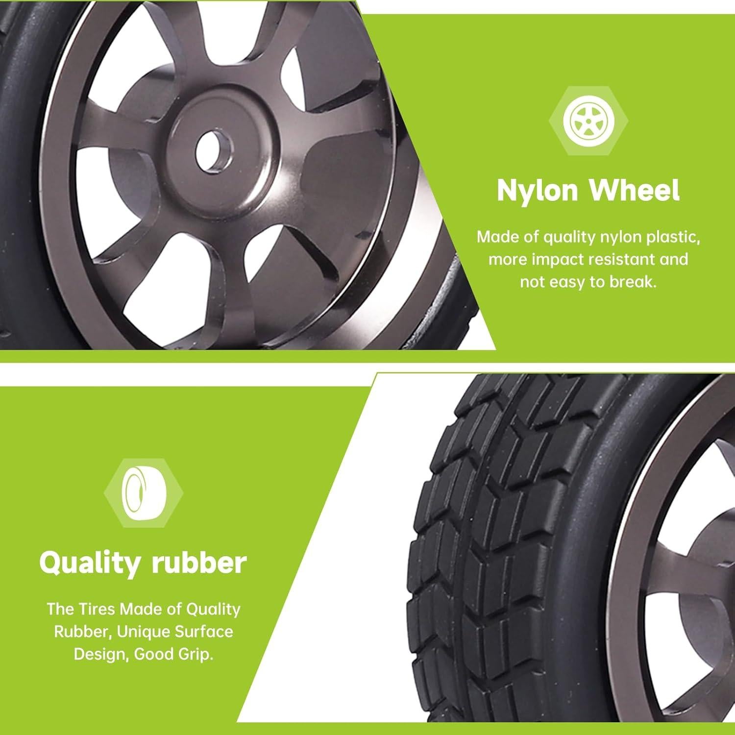 Llantas de Coche de Carreras 1/10 Hobbyfire Aluminio 67mm