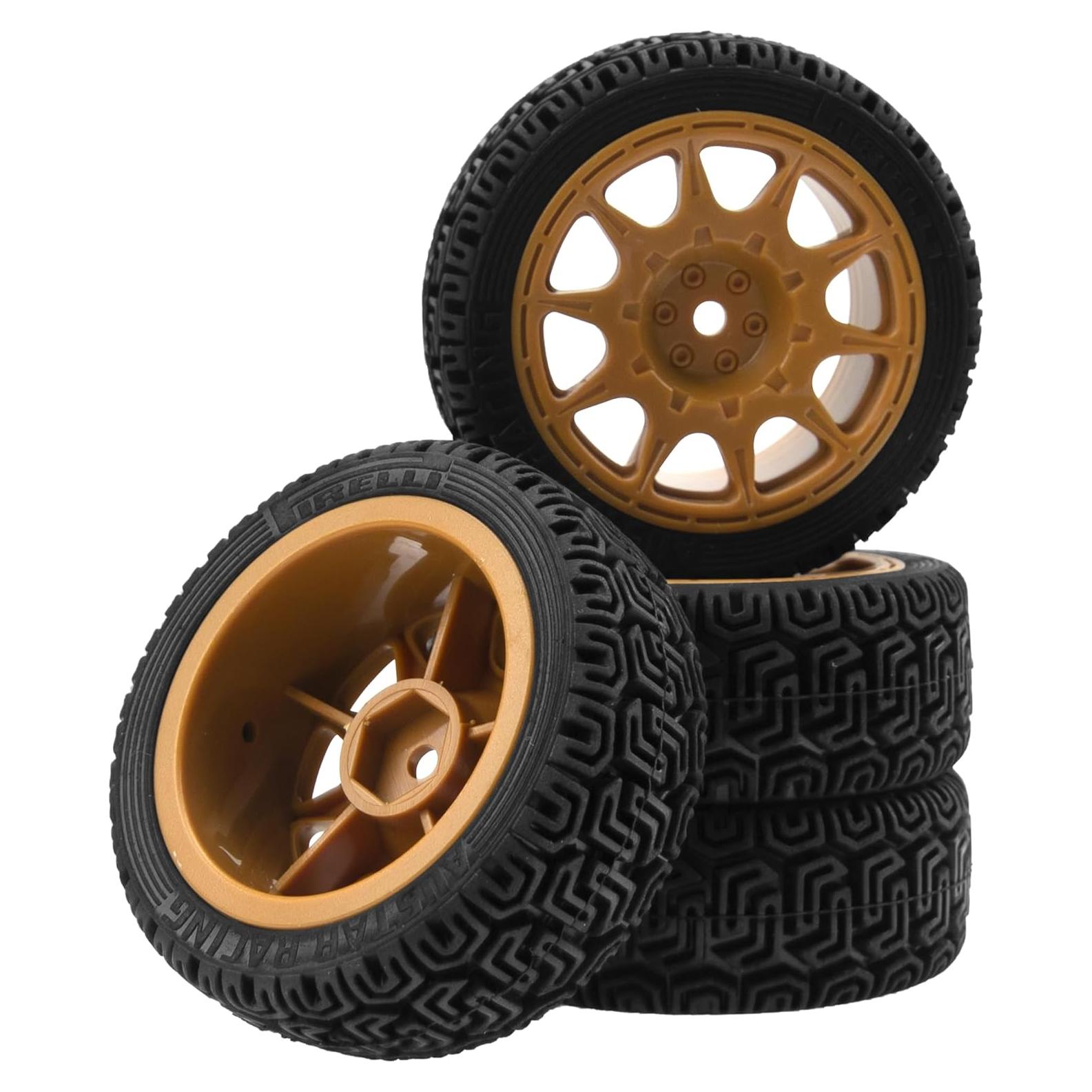 Neumáticos RC On Road HIRCQOO 1/10 70mm Caucho Nylon