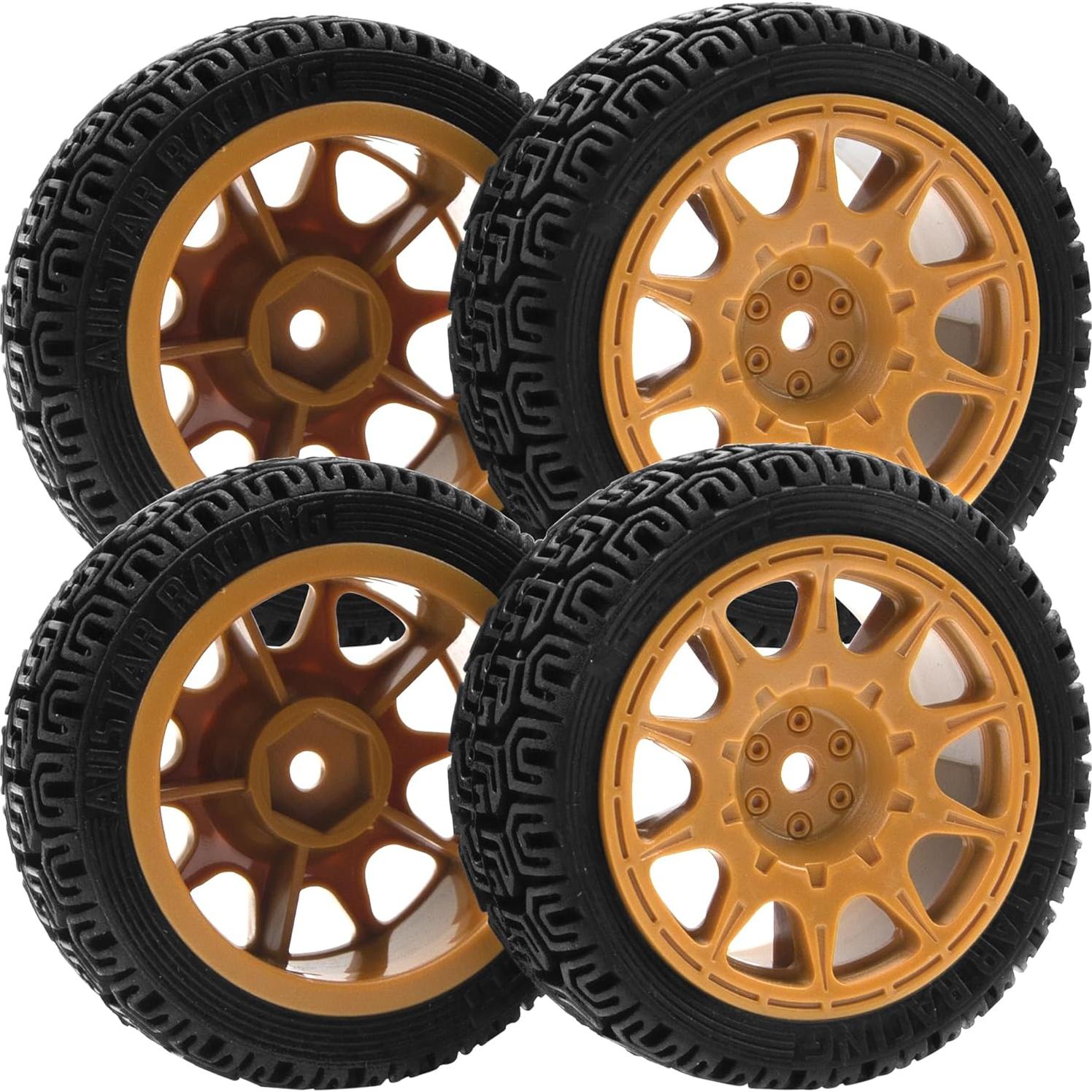 Neumáticos RC On Road HIRCQOO 1/10 70mm Caucho Nylon