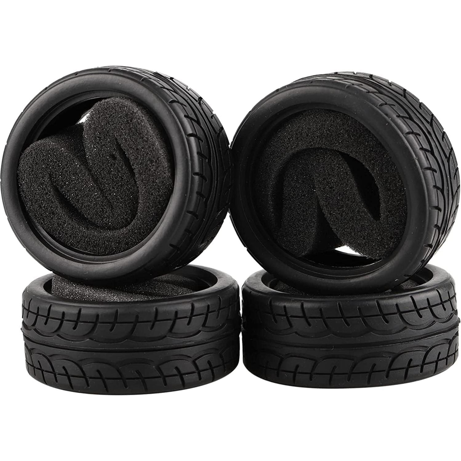 8 Neumáticos de Goma Suaves 1/10 para RC Shaluoman