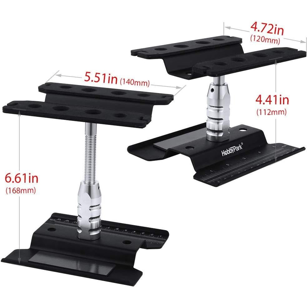 Soporte de Coche RC HobbyPark Aluminio Ajustable 112-168mm