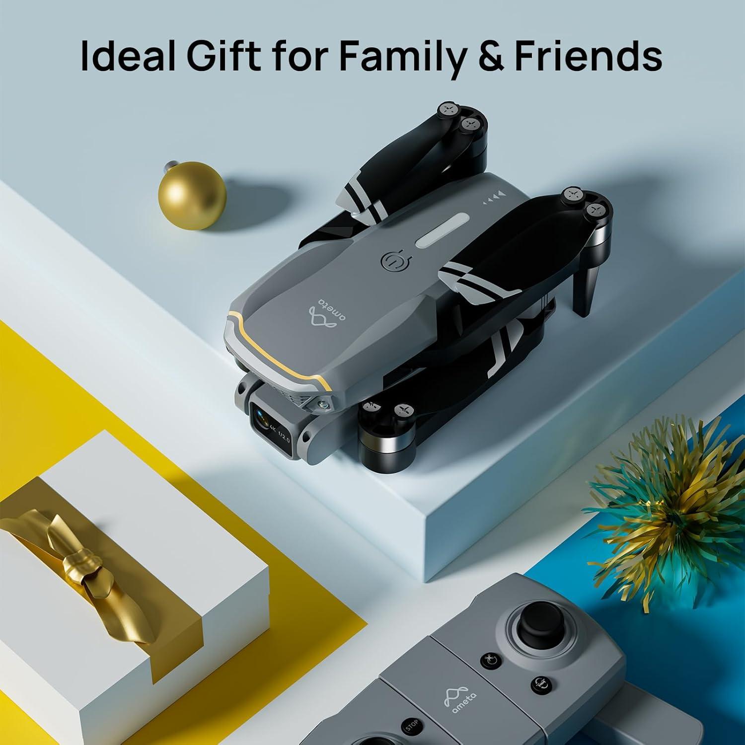 Dron Ameta S20 Lite 4K con cámara y 36 min de vuelo