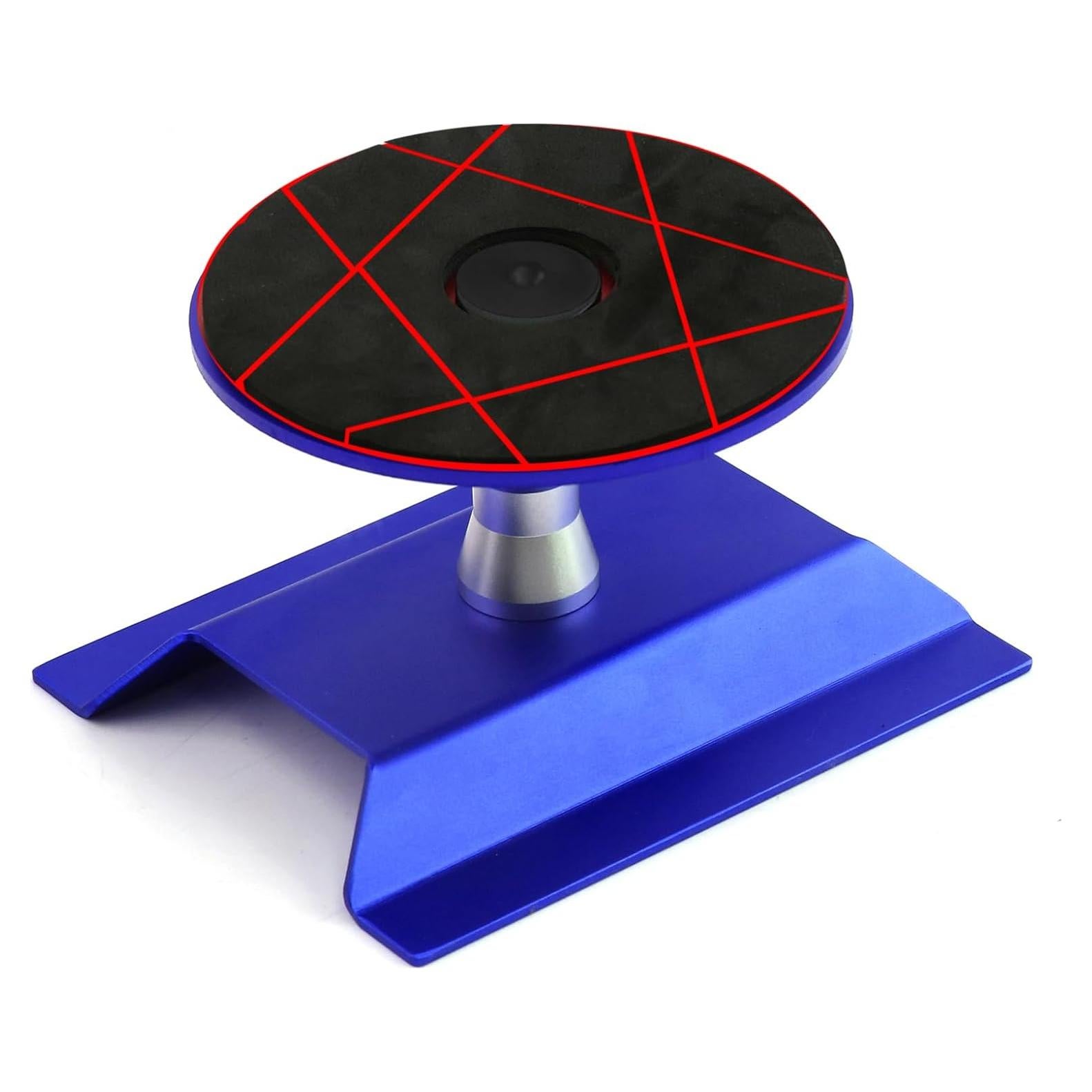 Soporte de Trabajo para Coche RC REDSPIDER Aluminio 360° Azul