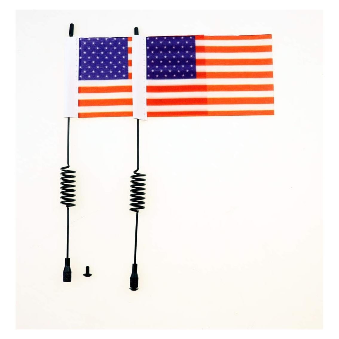 Antena RC HUWAIMI 33cm con Bandera EE. UU. para Crawler 1:8-1:10