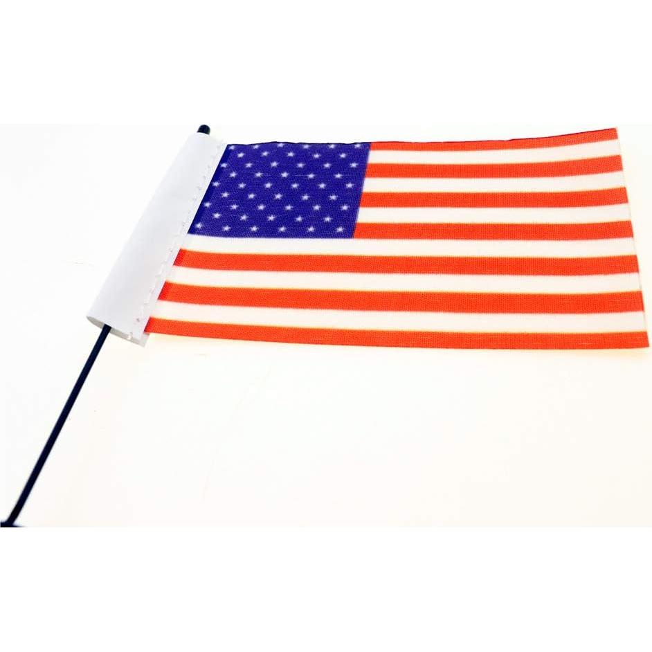 Antena RC HUWAIMI 33cm con Bandera EE. UU. para Crawler 1:8-1:10