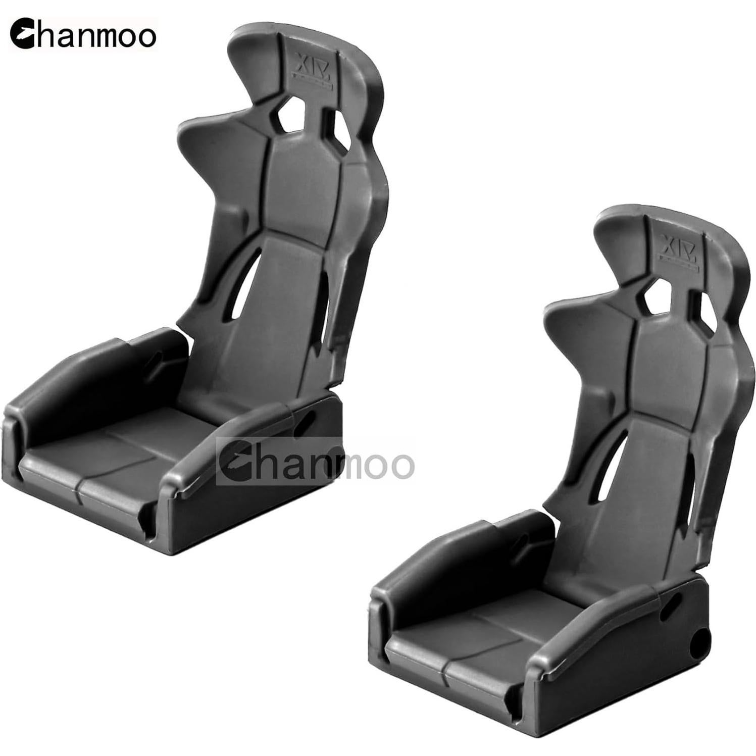Sillas de coche RC Crawler 1/10 Chanmoo - 2 Pcs Negro