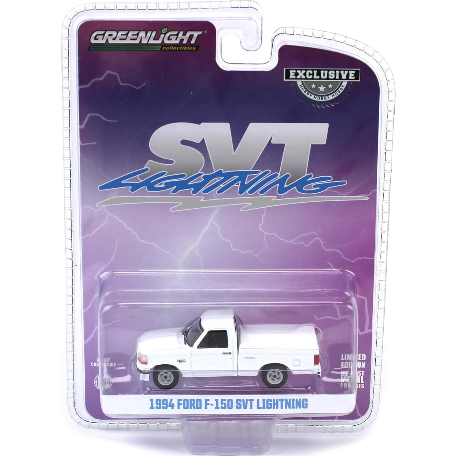 Greenlight 1:64 Ford F-150 SVT Lightning Blanco 1994