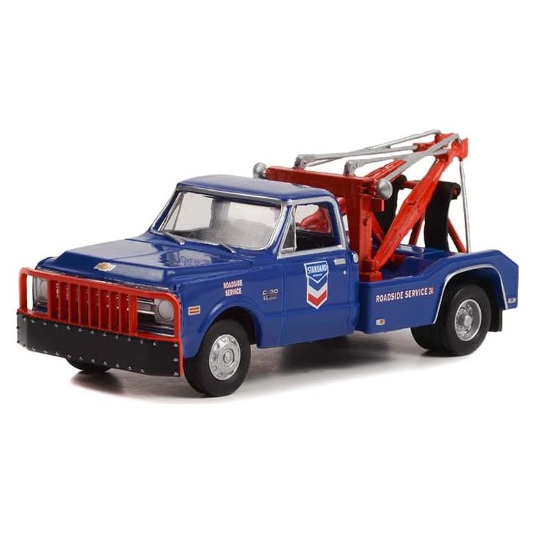 Coche Diecast 1969 Chevy C-30 Dually Wrecker Greenlight 1:64