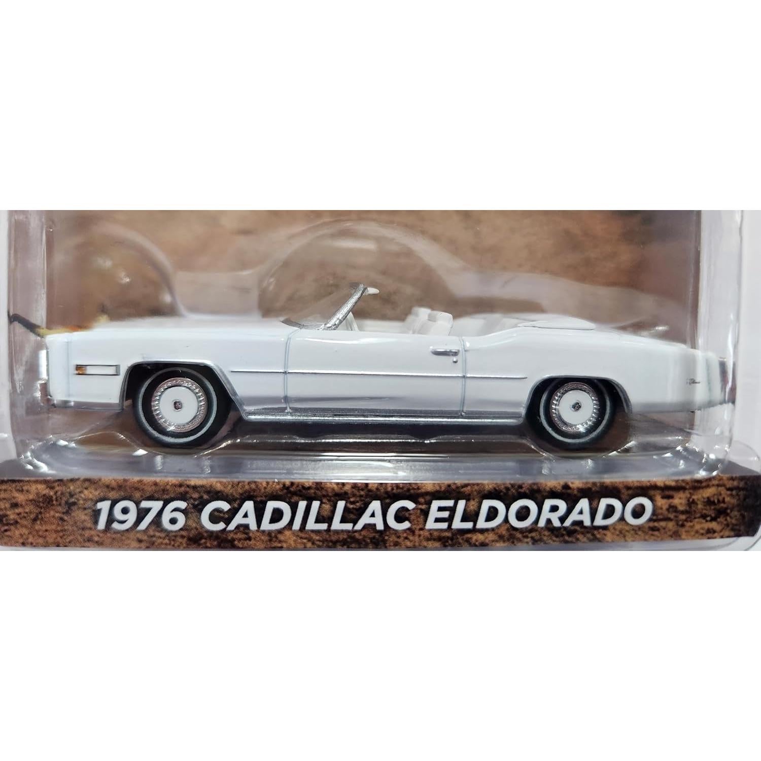 Modelo a Escala 1/64 Cadillac Eldorado 1976 Greenlight Blanco