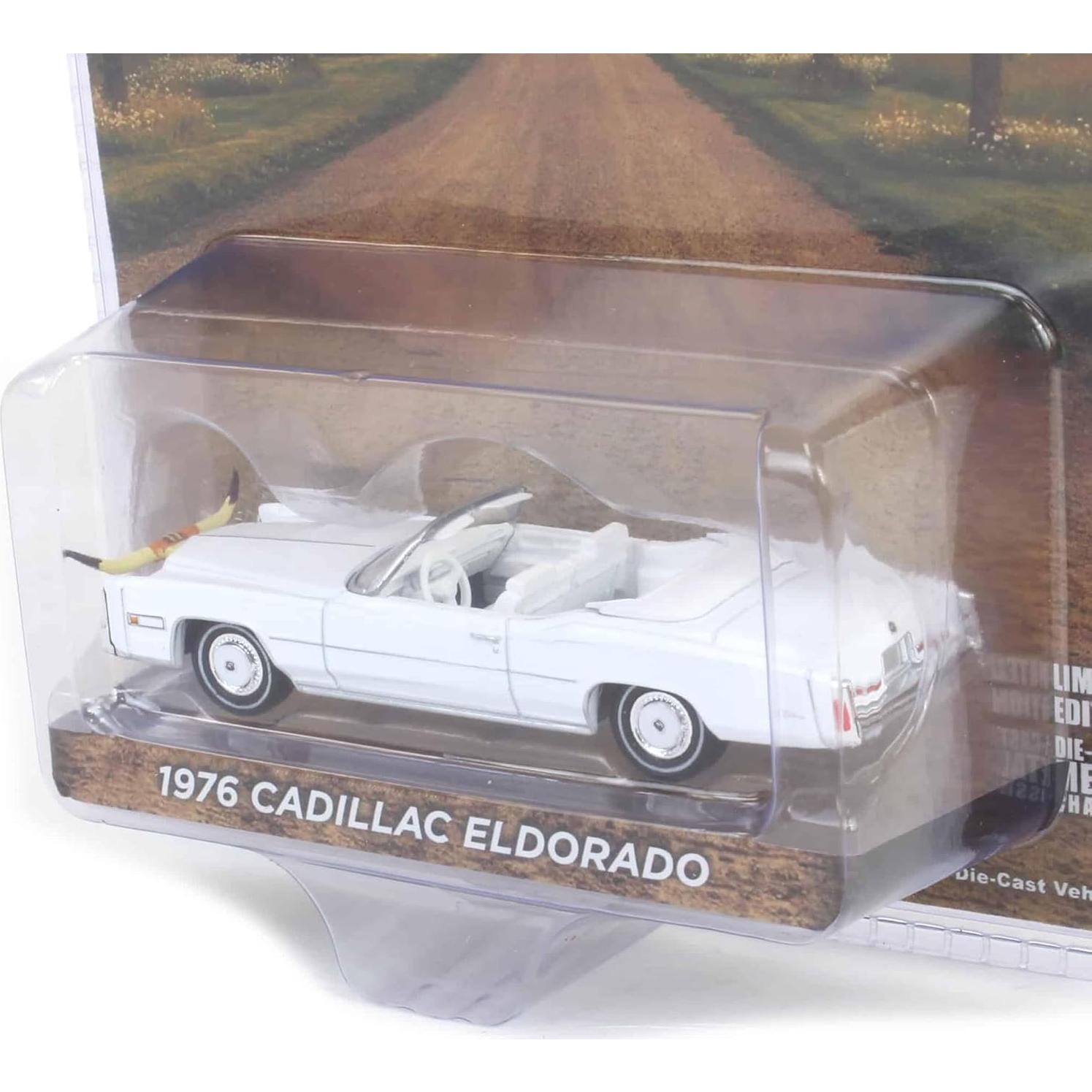 Modelo a Escala 1/64 Cadillac Eldorado 1976 Greenlight Blanco